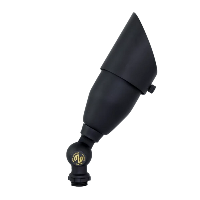Low Voltage LED Bullet Light | 4W | 24V Max. | 3000K | 30 Deg. LED MR16 ECO Lamp | 80+ | IP65 Rated | Spun Brass Housing