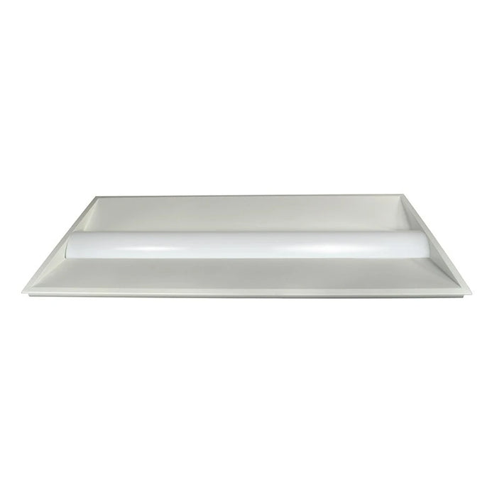 4 Pack | 2x4 LED Volumetric Troffer | 30/40/50W | 3,900/5,200/6,500 Lumens | 3,500/4,000/5,000K | 80+ CRI | 120-277V | IP20 Rated | White Finish