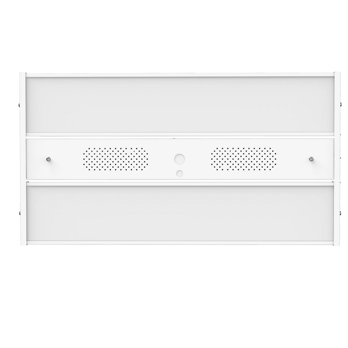 2 Pack | 1x4 Linear LED Highbay Fixture | 250/270/300W | Max. 45,000 Lumens | 5000K | 80+ CRI | 120-277V | IP44 Rated | White Finish