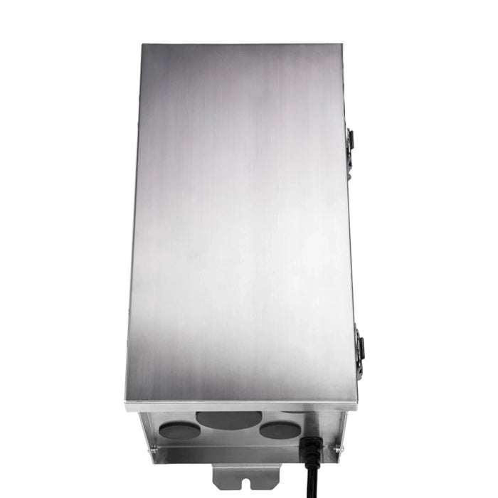 4 Pack | Landscape Lighting Transformer | 300W | 12/13/14/15VAC Output | Stainless Steel Housing | IP65 Rated