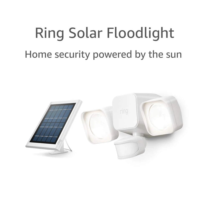 Ring Smart Lighting – Floodlight | Solar | Outdoor Motion-Sensor Security Light (Bridge required)