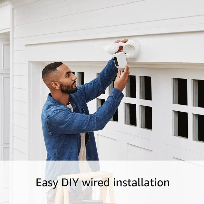 Ring Smart Lighting - Floodlight Cam Plus | Wired | Motion-Activated | 1080p HD Video | 2021 Release