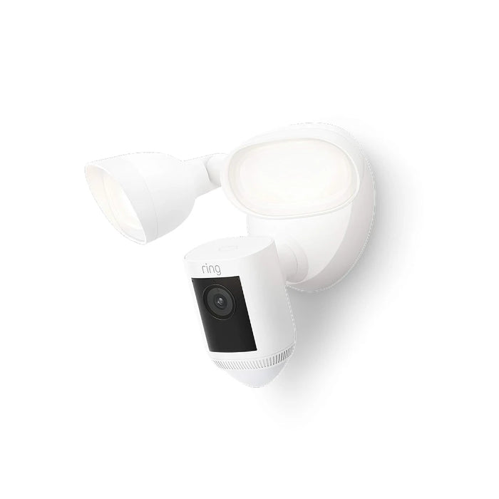 Ring Smart Lighting - Floodlight Cam Plus | Wired | Motion-Activated | 1080p HD Video | 2021 Release