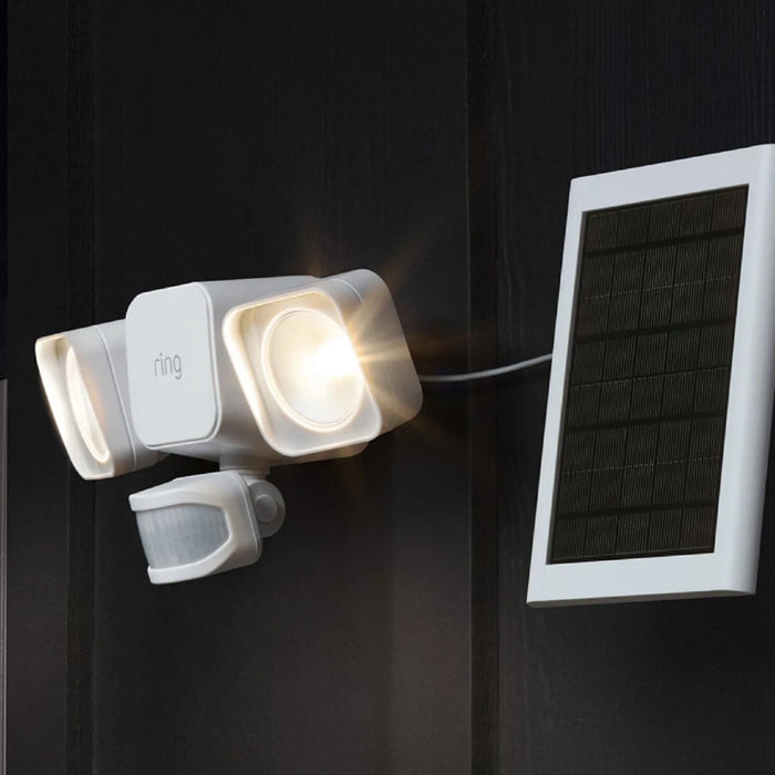 Ring Smart Lighting – Floodlight | Solar | Outdoor Motion-Sensor Security Light (Bridge required)