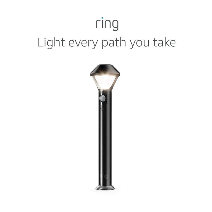 Ring Smart Lighting – Pathlight | Solar | Outdoor Motion-Sensor Security Light (Bridge required)