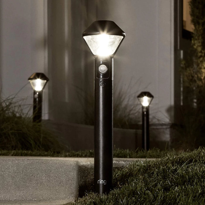 Ring Smart Lighting – Pathlight | Solar | Outdoor Motion-Sensor Security Light (Bridge required)