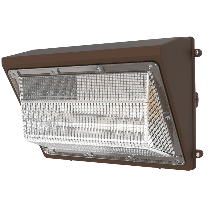 STARLAKE 90W-120W Traditional LED Wallpack | Max. 15,600 Lm | 3.5K/4K/5K | 120-277V | Bronze Finish