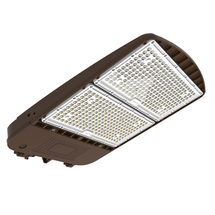Starlake 200W-300W LED Area Light | Max. 45,000 Lm | 3K/4K/5K | 120-277V | Type 3 Distribution | Bronze Finish