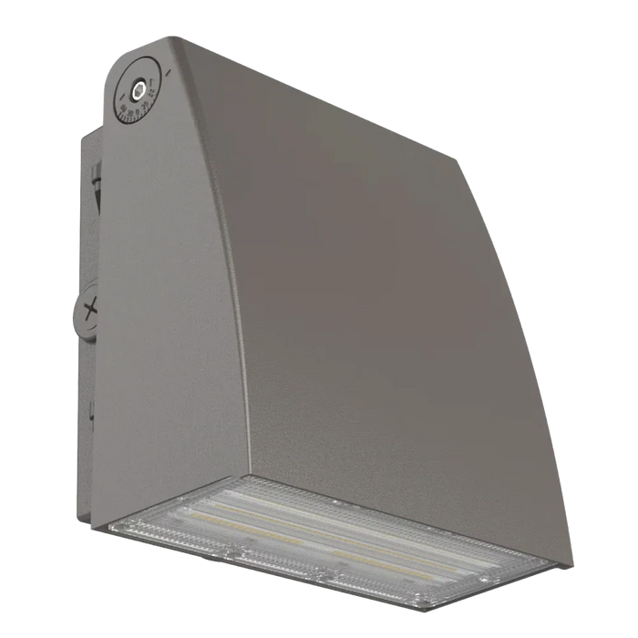 STARLAKE 80W-120W Adjustable LED Wallpack | Max. 15,600 Lm | 3K/4K/5K | 120-277V | Bronze Finish