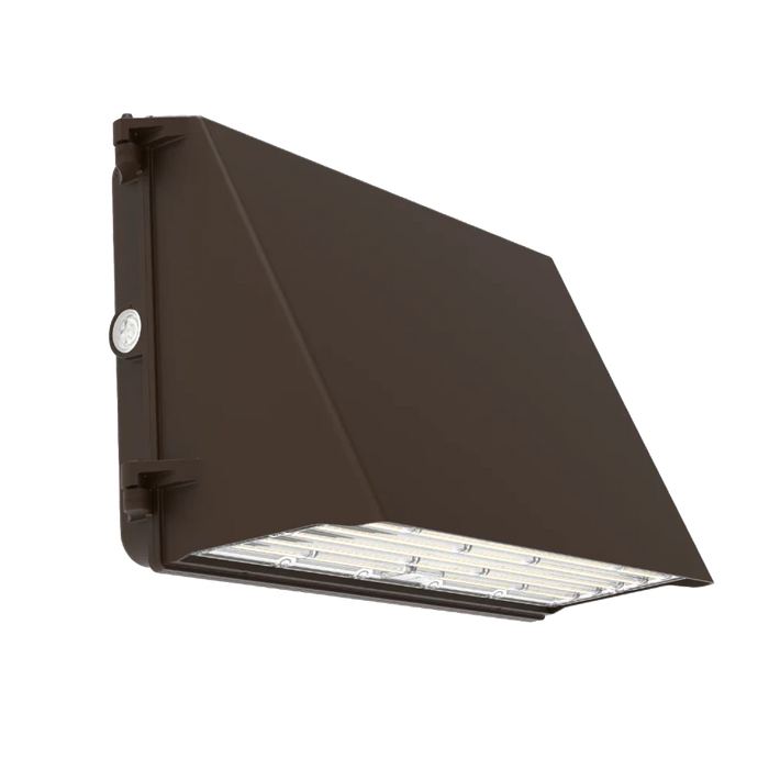 STARLAKE 80W Cutoff LED Wallpack | 10,400 Lm | 3K/4K/5K/5.7K | 120-277V | Bronze Finish