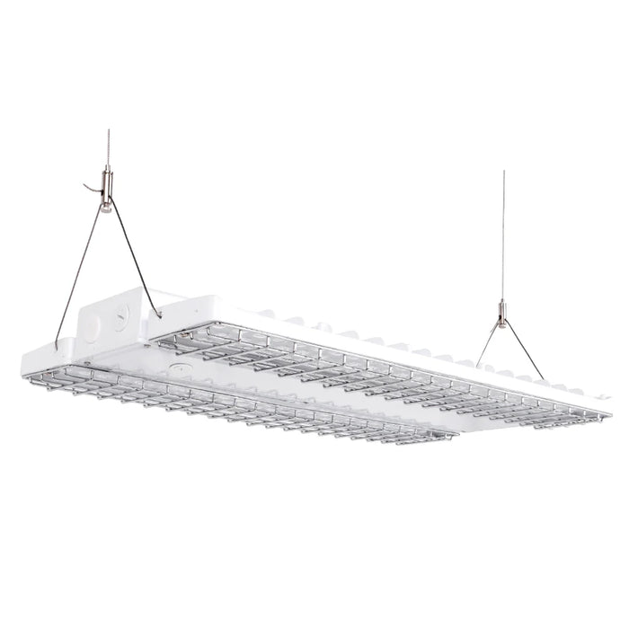 2 Pack | 1x1 Linear LED Highbay Fixture | 155/180/210W | Max. 32,220 Lumens | 4,000/5,000K | 80+ CRI | 120-277V | IP20 Rated | White Finish
