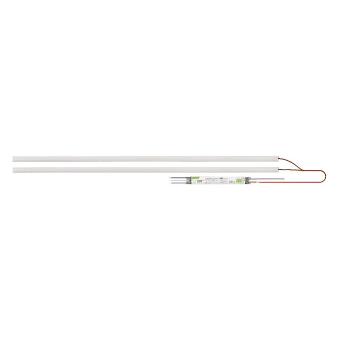 25 Pack | 4 ft. 2 Bar Magnetic LED Retrofit Kit | 18/25/36W | Max. 3,888 Lm | 3000/4000/5000K | 80+ CRI | 120-277V | IP44 | White Finish | Remote Driver