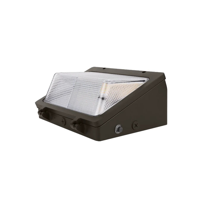 Semi Cutoff LED Wallpack | 155/180/210W | Max. 16,400 Lm | 30K, 40K, 50KK  | 70+ CRI | 120-277V | IP65 | Bronze Finish | Photocell