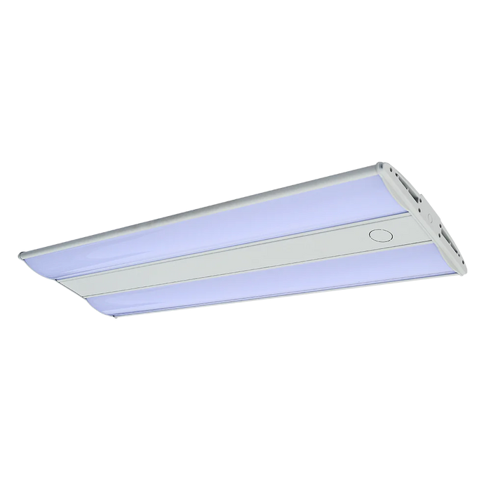 1x2 Linear LED High Bay Fixture | 320W | 39,000 Lumens | 5000K | 80+ CRI | 120-277V | IP65 | White Finish