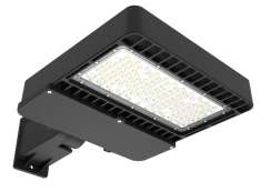 LED Area Light | 200W | 14,000 Lumens | 5000K | 70+ CRI | 120-277V | IP65 | Type 4 Distb. | Bronze Finish | 2-3/8 In. Slip Fitter