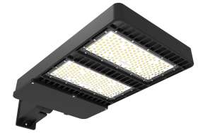 LED Area Light | 500W | 40,000 Lumens | 5000K | 70+ CRI | 120-277V | IP65 | Type 4 Distb. | Bronze Finish | 2-3/8 In. Slip Fitter