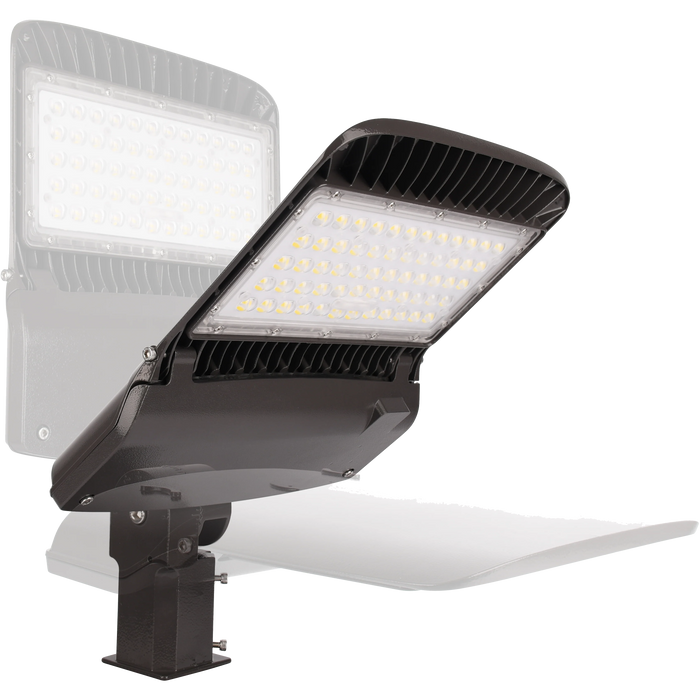 LED Area Light | 150W | 20,250 Lumens | 5000K | 70+ CRI | 277-480V | IP65 | Type 4 Distb. | Bronze Finish