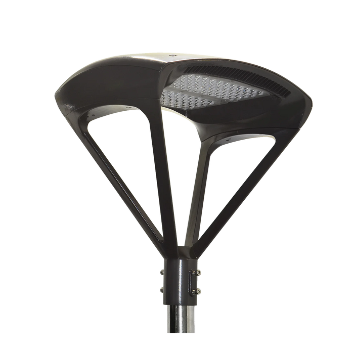Pole Top LED Area Light | 300W | 39,000 Lm | 5000K | 70+ CRI | 120-277V | IP65 | Type 5 Distb. | Bronze Finish | 2-3/8 In. Slip Fitter
