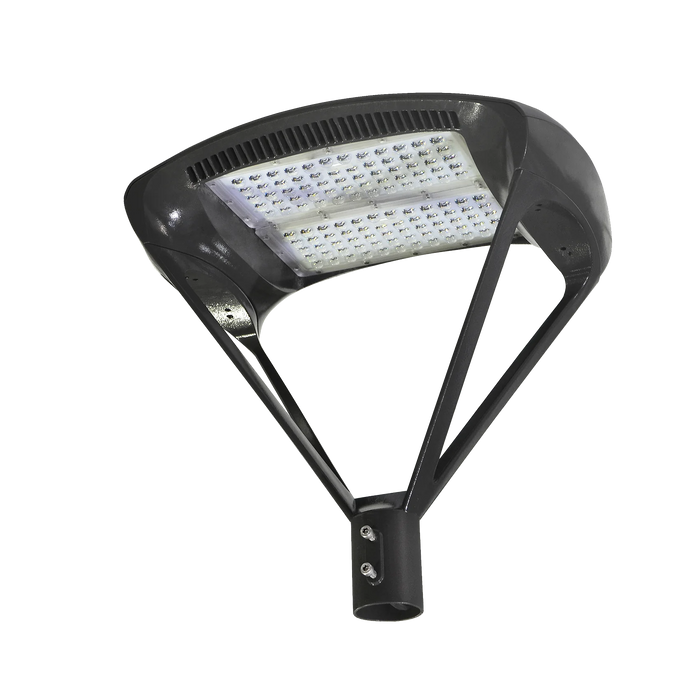 Pole Top LED Area Light | 150W | 19,500 Lm | 5000K | 70+ CRI | 120-277V | IP65 | Type 5 Distb. | Bronze Finish | 2-3/8 In. Slip Fitter