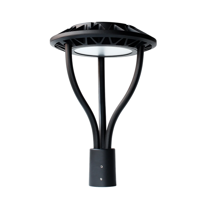 Pole Top LED Area Light | 40/60/80W | Max. 10,400 Lm | 3000/4000/5000K | 70+ CRI | 120-277V | IP65 | Type 5 Distb. | Black Finish | 3 In. Tenon