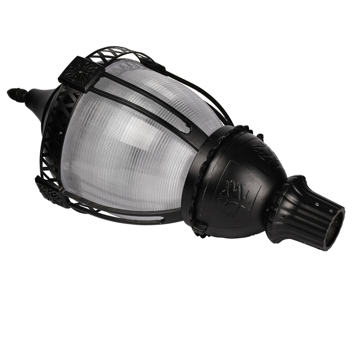Decorative Post Top LED Fixture | 60/80/100W | Max. 11,600 Lm | 3000/4000/5000K | 70+ CRI | 120-277V | IP65 | Black Finish | 3 In. Tenon