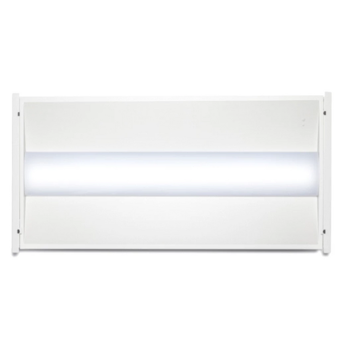 2x4 Volumetric LED Troffer Retrofit Kit | 36W | 4,403 Lumens | 3500K | 80+ CRI | 120-277V | IP20 Rated | White Finish