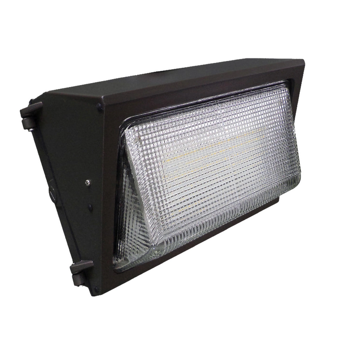 Traditional LED Wallpack | 120W | 15,000 Lumens | 5000K | 80+ CRI | 120-277V | IP66 Rated | Bronze Finish
